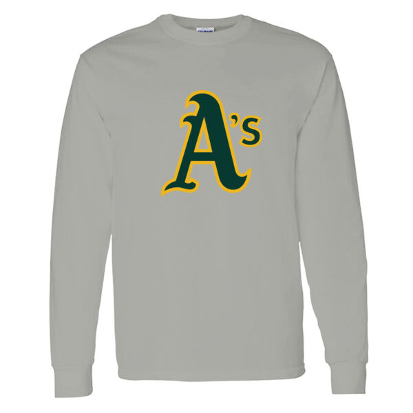 Gilroy Little League A's Heavy Cotton 100% Cotton Long Sleeve T Shirt Thumbnail