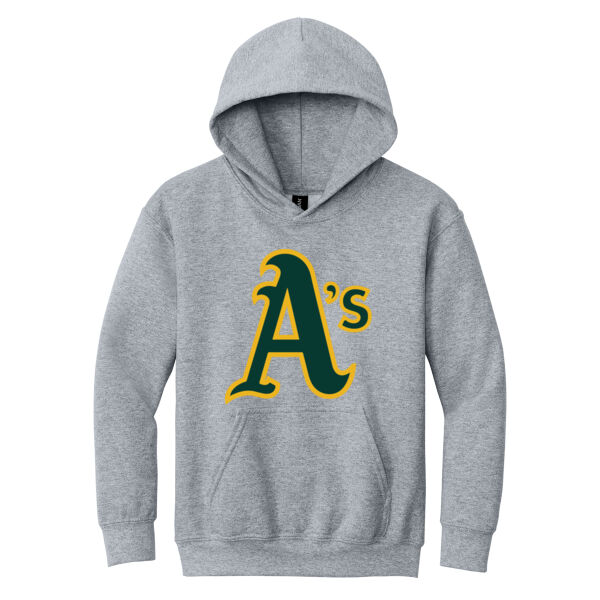 Gilroy Little League A's Youth Heavy Blend Hooded Sweatshirt Thumbnail
