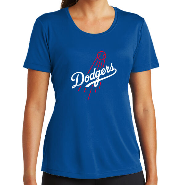 Gilroy Little League Dodgers Ladies PosiCharge Competitor Tee Thumbnail