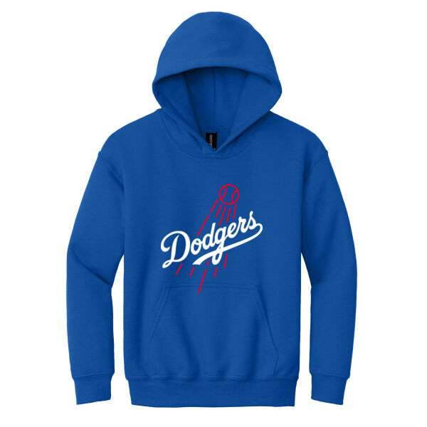 Gilroy Little League Dodgers Youth Heavy Blend Hooded Sweatshirt Thumbnail