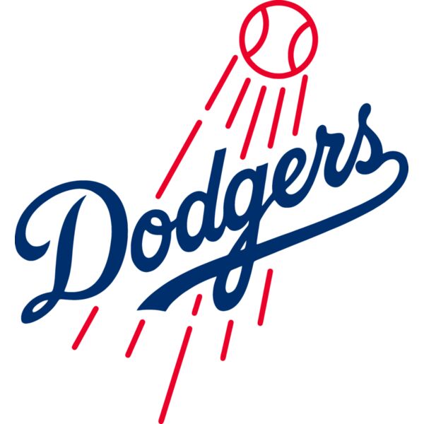 Dodgers White Tee Logo DTF Thumbnail