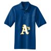 Heavyweight Cotton Pique Polo with Pocket Thumbnail